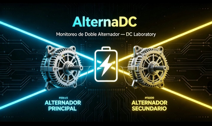 AlternaDC — Monitoreo de Doble Alternador